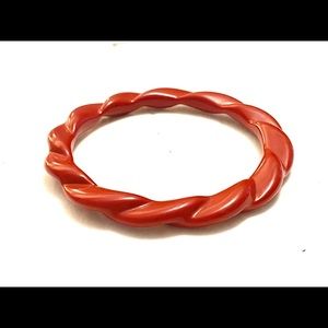 Vintage Jewelry - Vintage red plastic bangle bracelet Vintage Jewelry - Vintage red plastic bangle bracelet